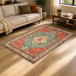 Concise Vintage Area Rug for Home Spaces