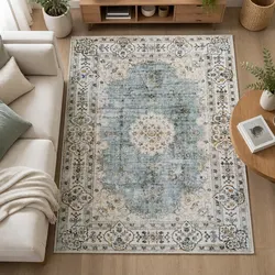 Concise and Reliable 160x120cm Washable Rug