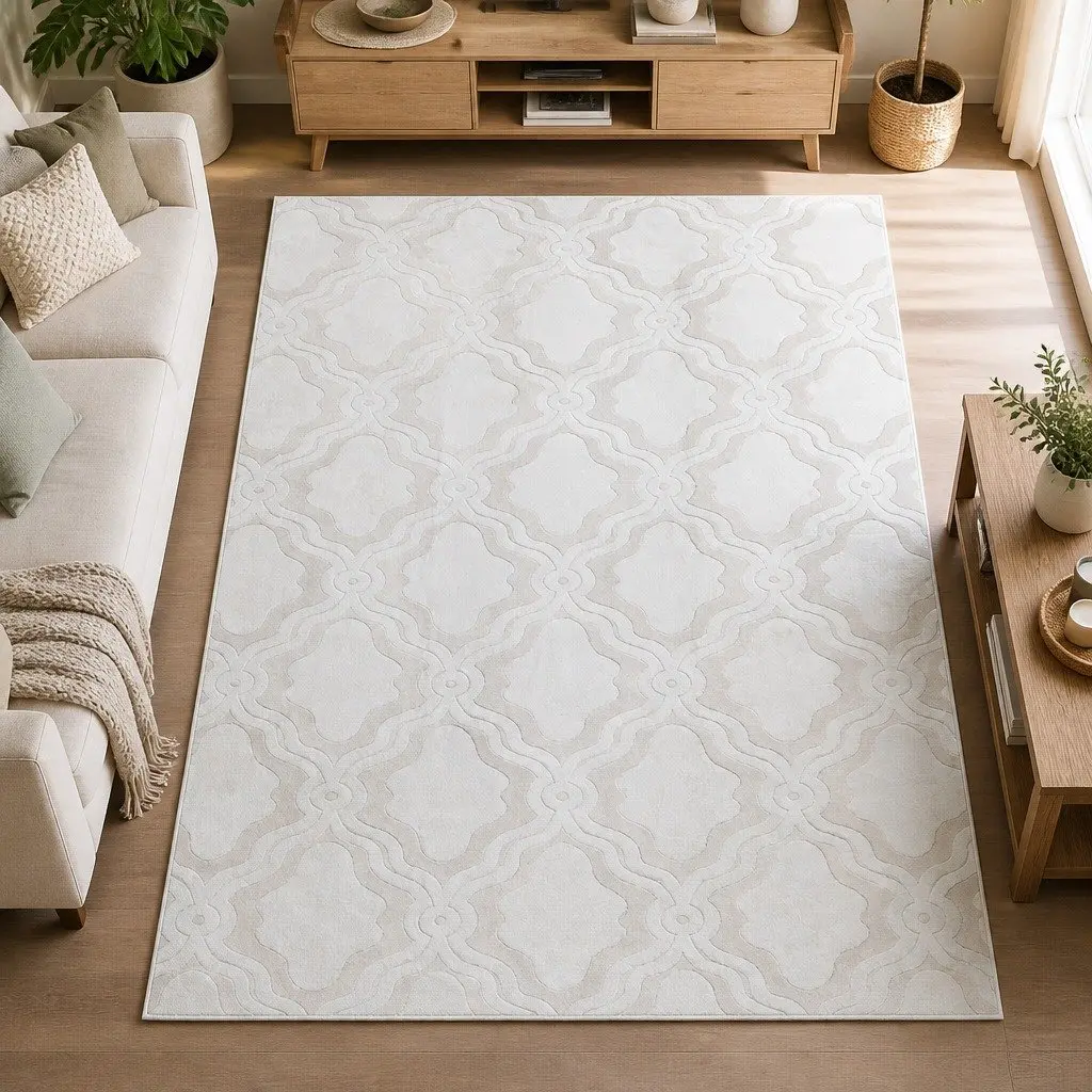 Shaggy Floor Rug 10mm Pile Soft Plush Living Room Bedroom Area Rug 200x290cm