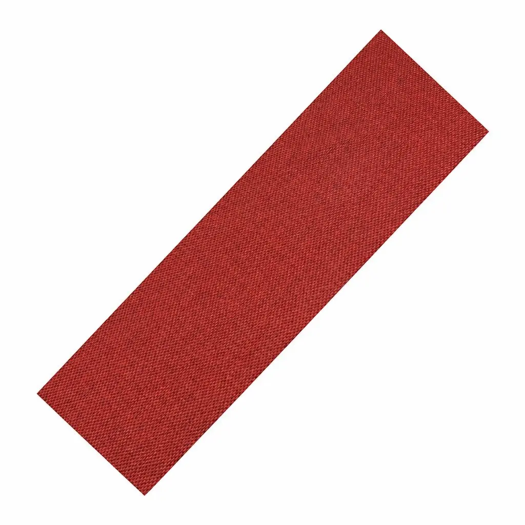 Extra Large Floor Rug Red 90cm x 305cm Anti-Slip Pineapple Pattern