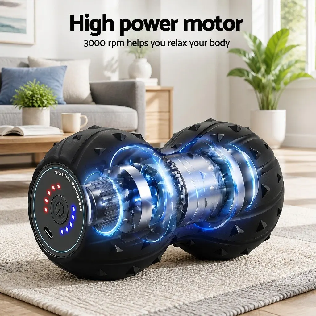 Electric Peanut Massage Ball with Adjustable Vibrations