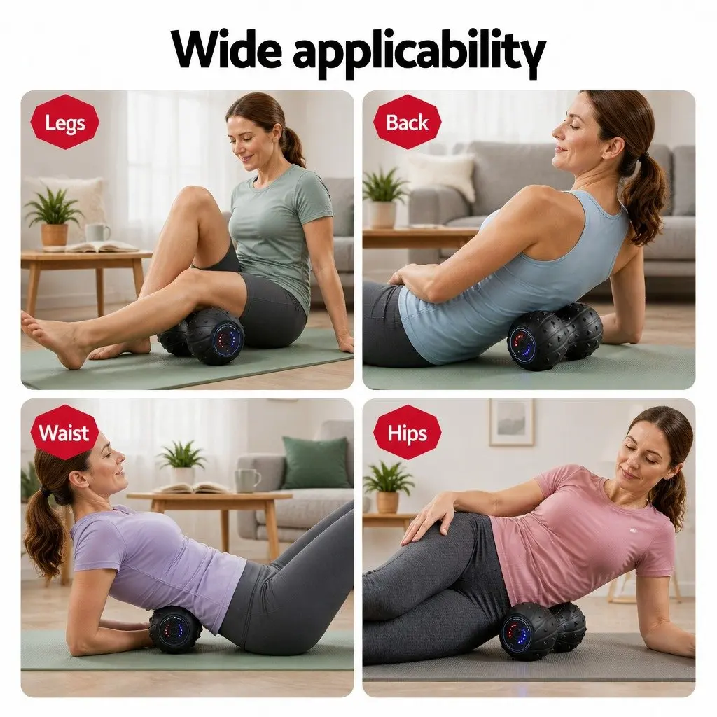 Electric Peanut Massage Ball with Adjustable Vibrations