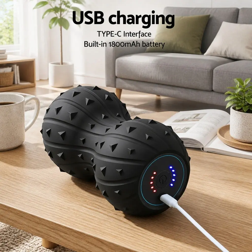 Electric Peanut Massage Ball with Adjustable Vibrations