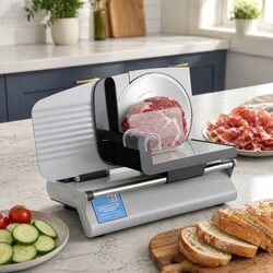 Compact Meat Slicer for Quick and Efficient Slicing