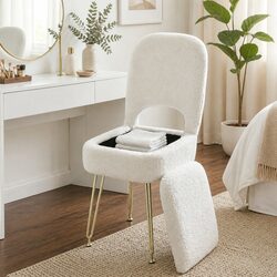 Your New Favorite Storage Ottoman with Backrest