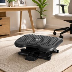 Concise Adjustable Footrest for Desk Use