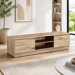 Compact 160cm TV Cabinet with Versatile Storage