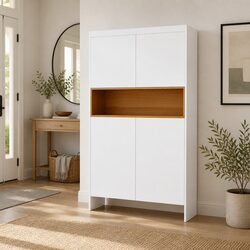 Compact 9-Tier Shoe Storage with Adjustable Shelves