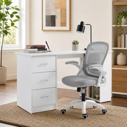 Compact Computer Desk and Office Chair Set