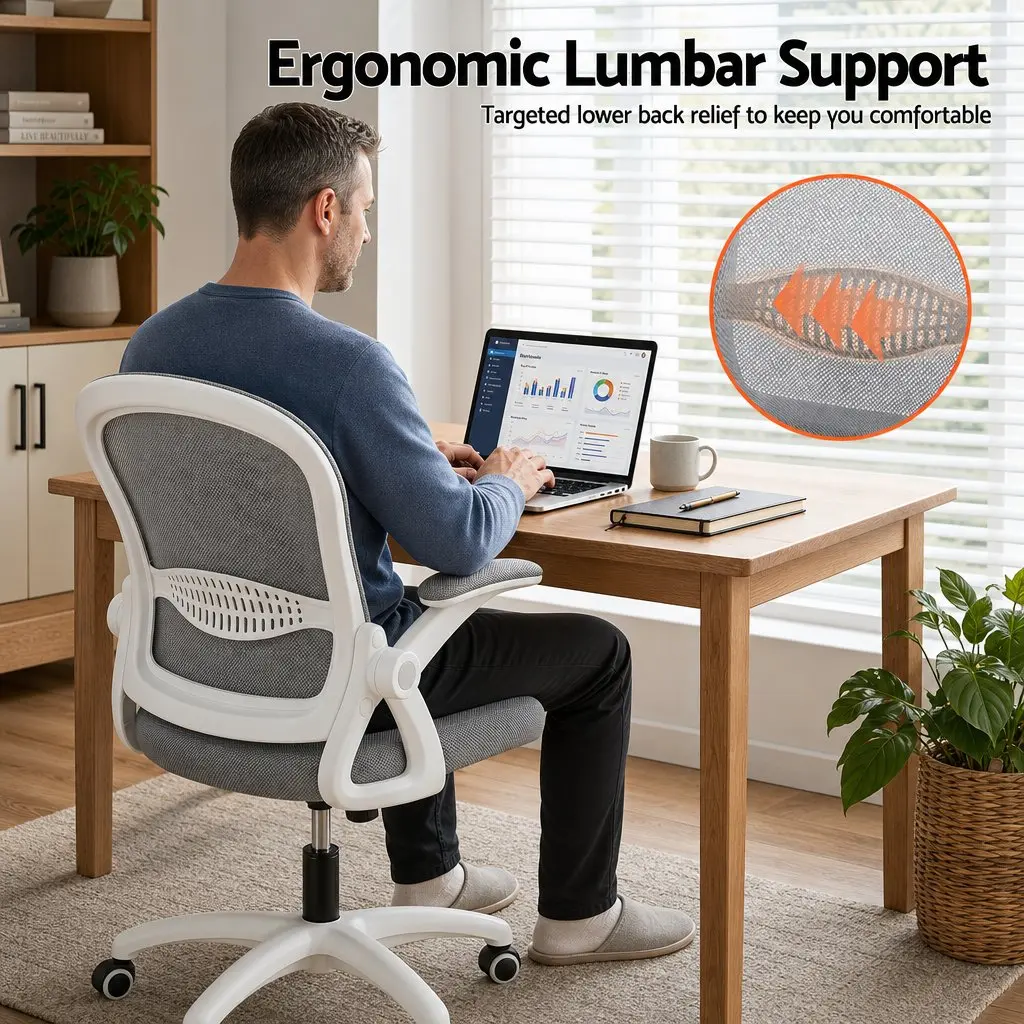 Computer Desk and Office Chair Set