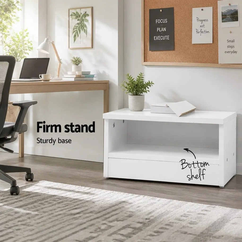 Tree Bookshelf White 7 Tier Freestanding Wall Mount Storage Display Unit