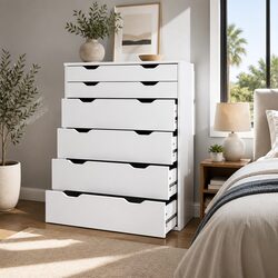 6 Drawer Tallboy Cabinet: Organize with Ease and Style