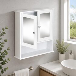 White Tallboy Cabinet: Your Bathroom's Best Friend