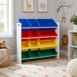 Compact and Functional Kids Toy Storage Rack