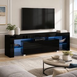 160cm LED TV Cabinet with Customizable Features