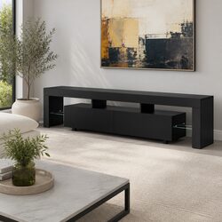 200cm TV Cabinet with RGB Lighting - A Smart Choice