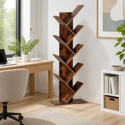 Compact 9 Tier Tree Bookshelf for Your Home