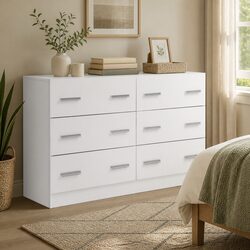 Compact 6 Drawer Chest of Drawers for Smart Storage