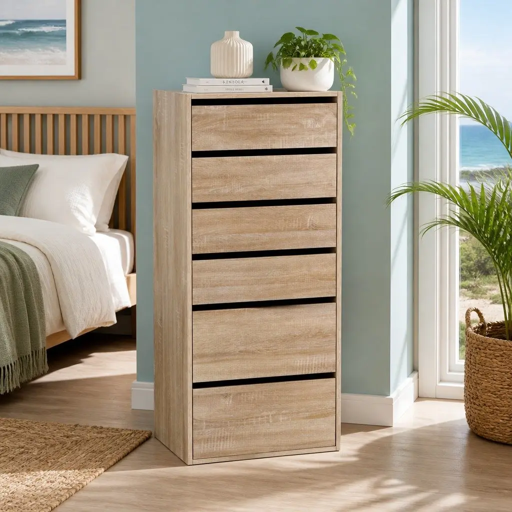 6-Drawer Chest for Organized Spaces