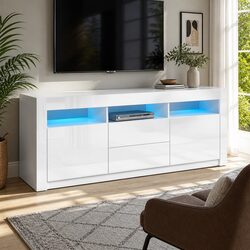 160cm Entertainment Unit with LED: A Modern Essential