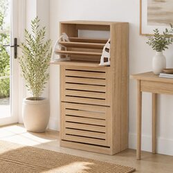 Compact Shoe Cabinet with Essential Storage Features