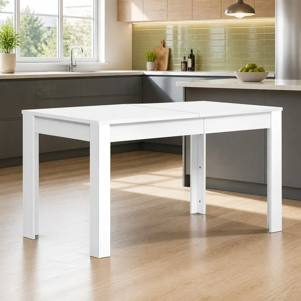 White Dining Table Seats 4 to 6