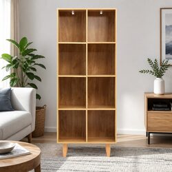 Compact and Reliable 4 Tier Bookshelf for Storage
