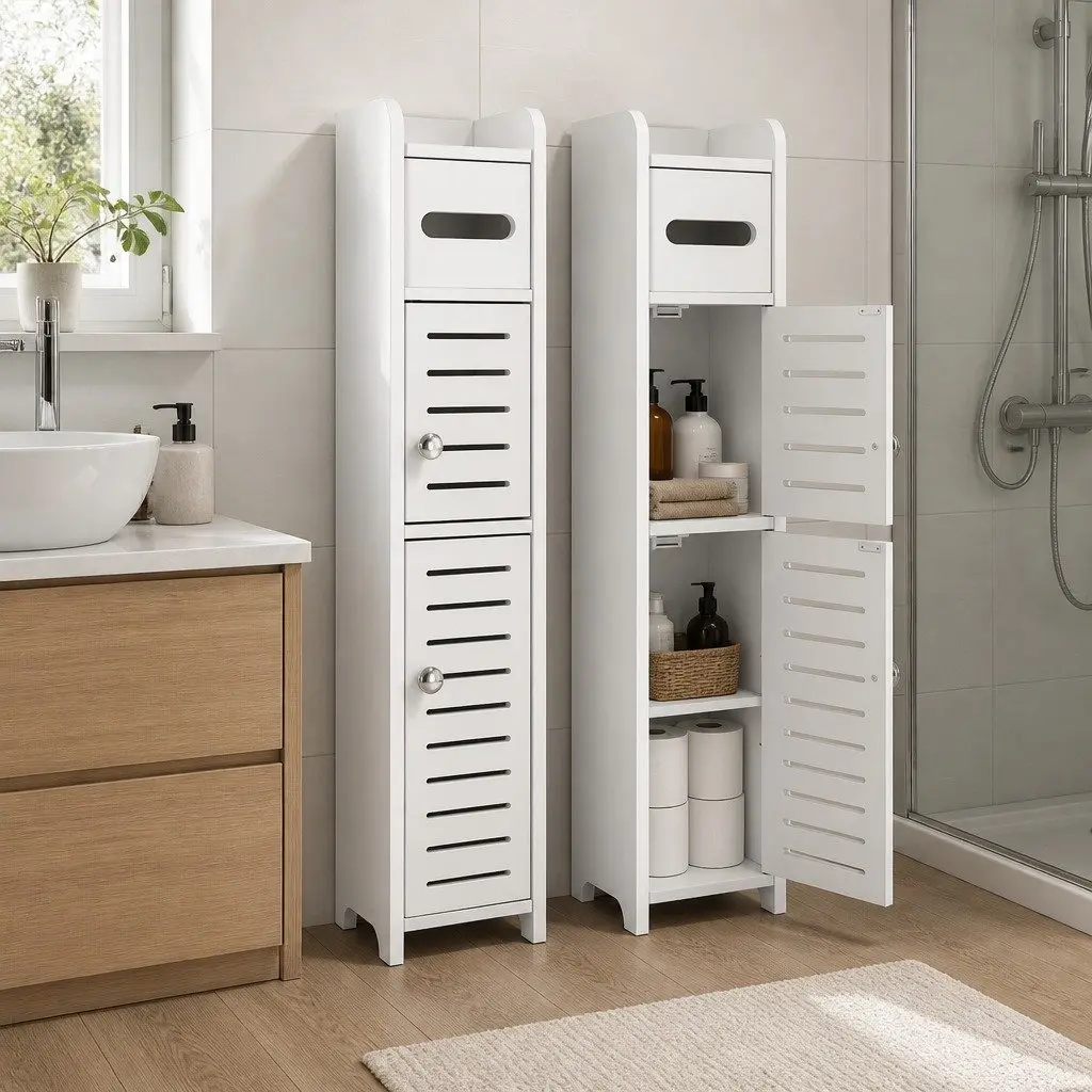3-Tier Bathroom Storage Cabinet
