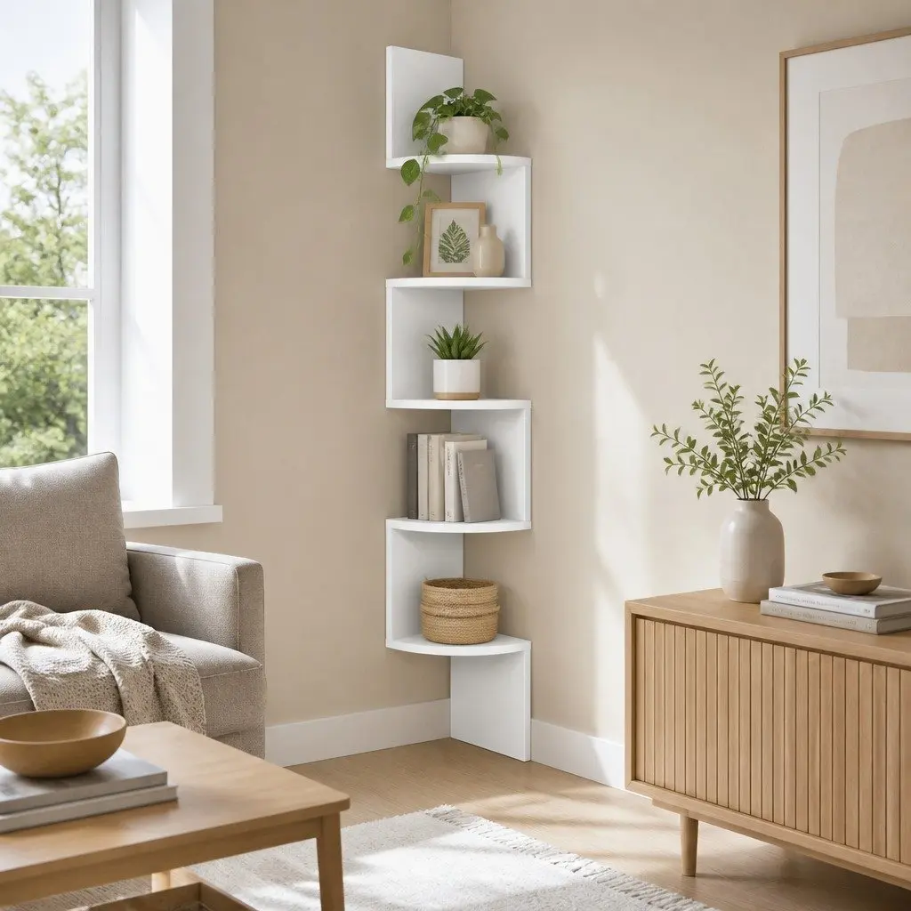 5-Tier Floating Shelf for Home Organization