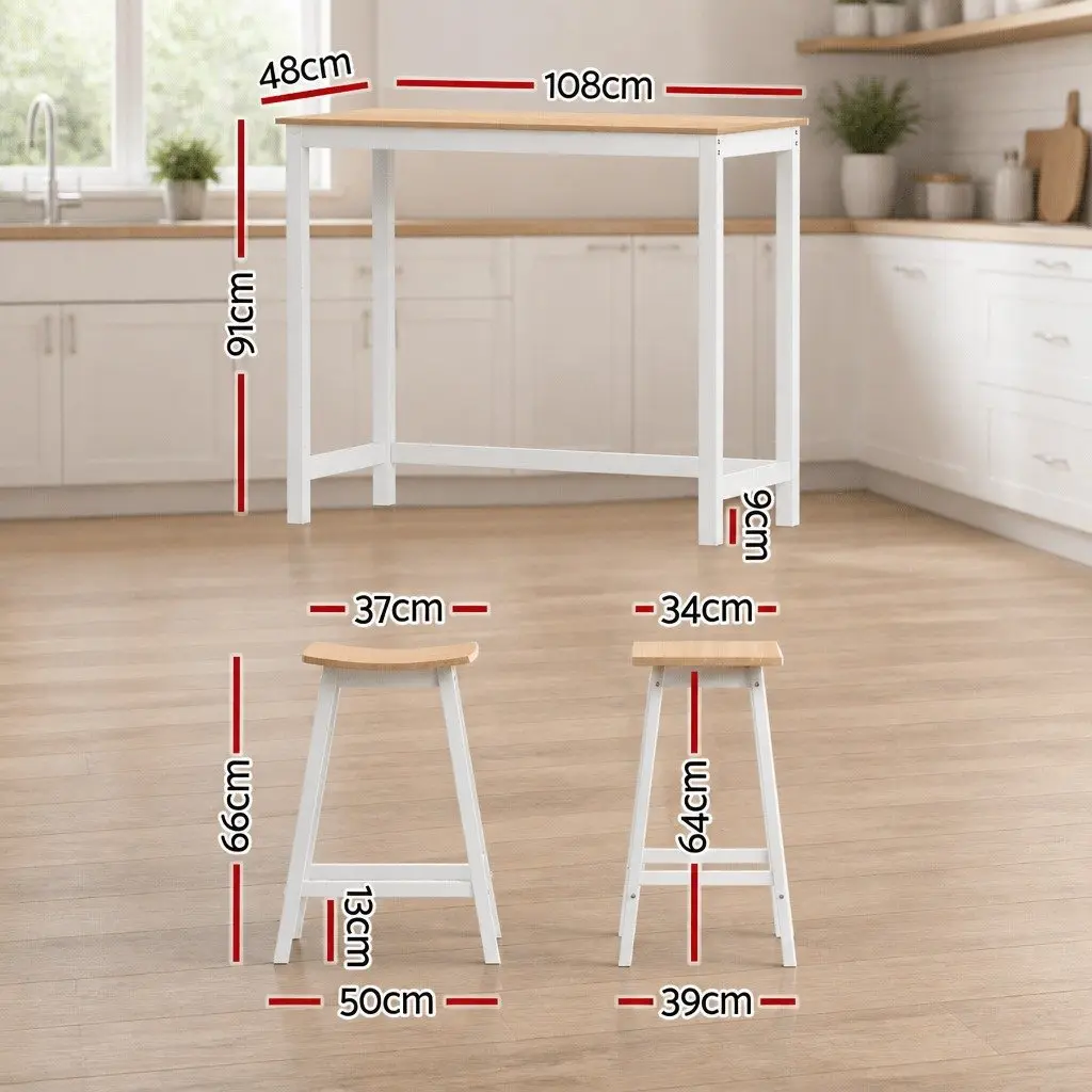 Bar Table and Stool Set
