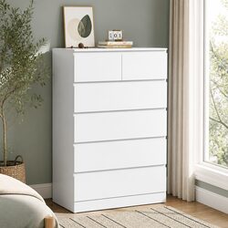 Compact White Chest of Drawers: Perfect for Small Spaces