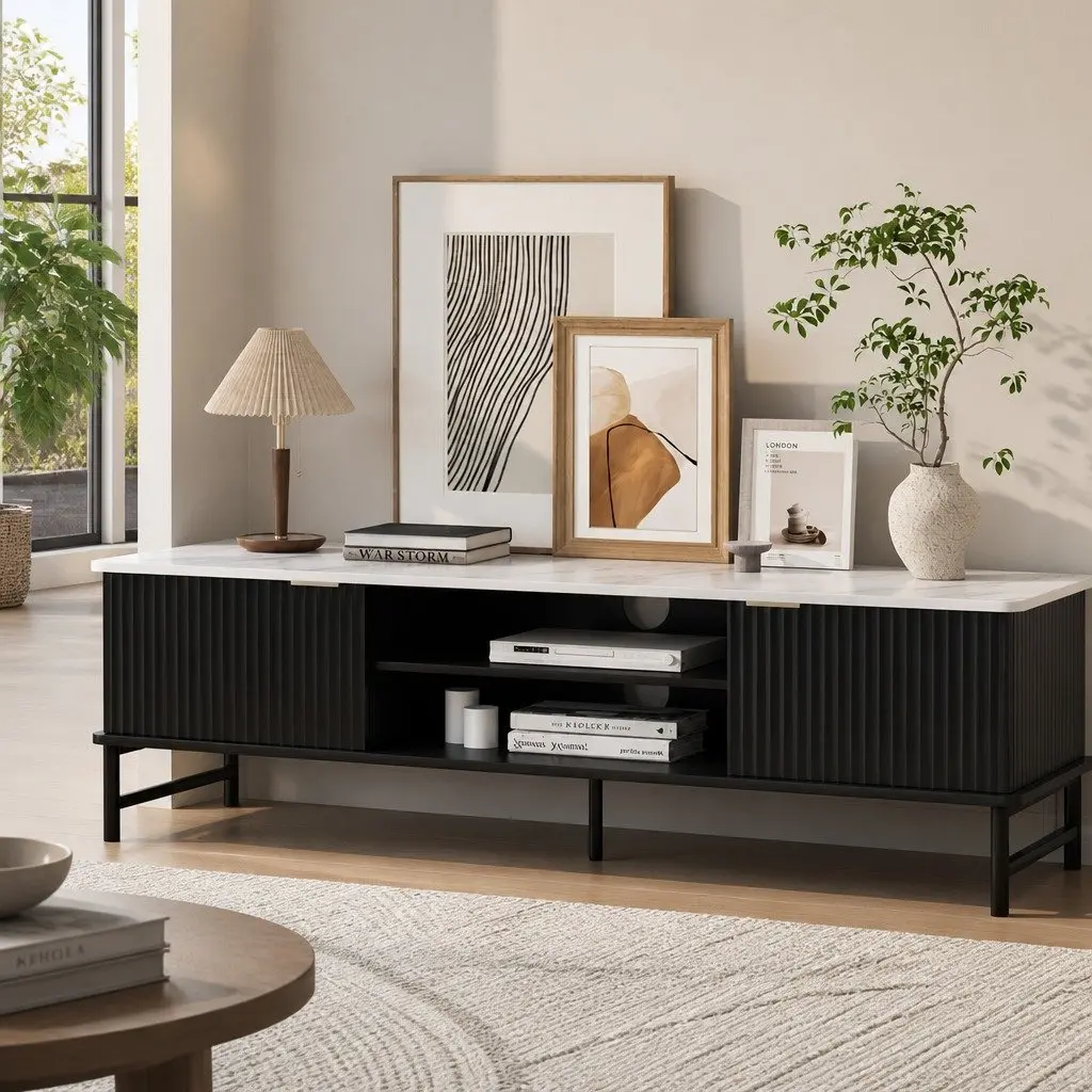 140cm TV Stand with Ample Storage Space