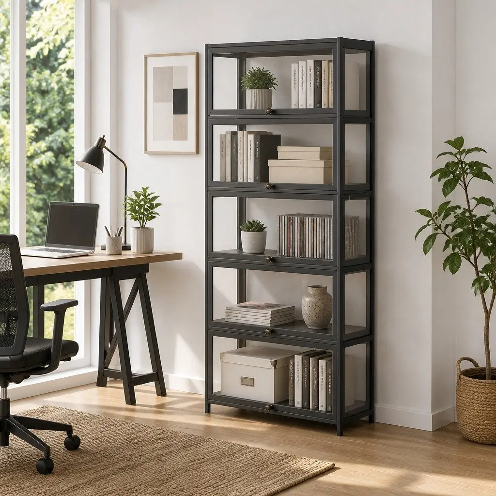 5-Tier Display Cabinet for Organizing