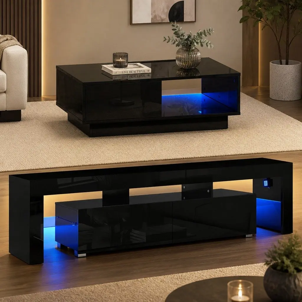 TV Unit & Coffee Table Duo
