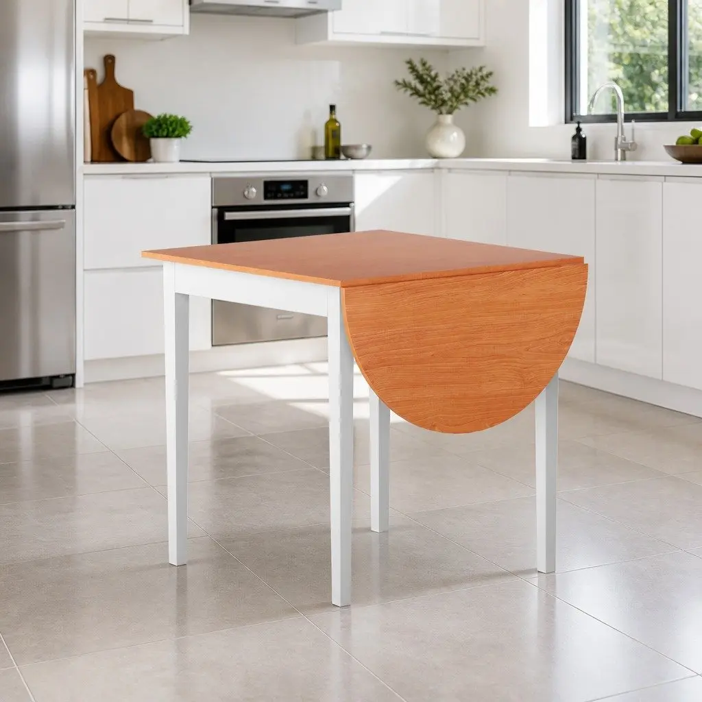 Semi-Circle Extendable Table for Small Spaces