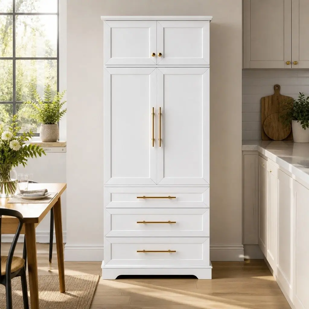 Buffet Sideboard Cabinet Kitchen Pantry Storage Cupboard with Drawers Doors
