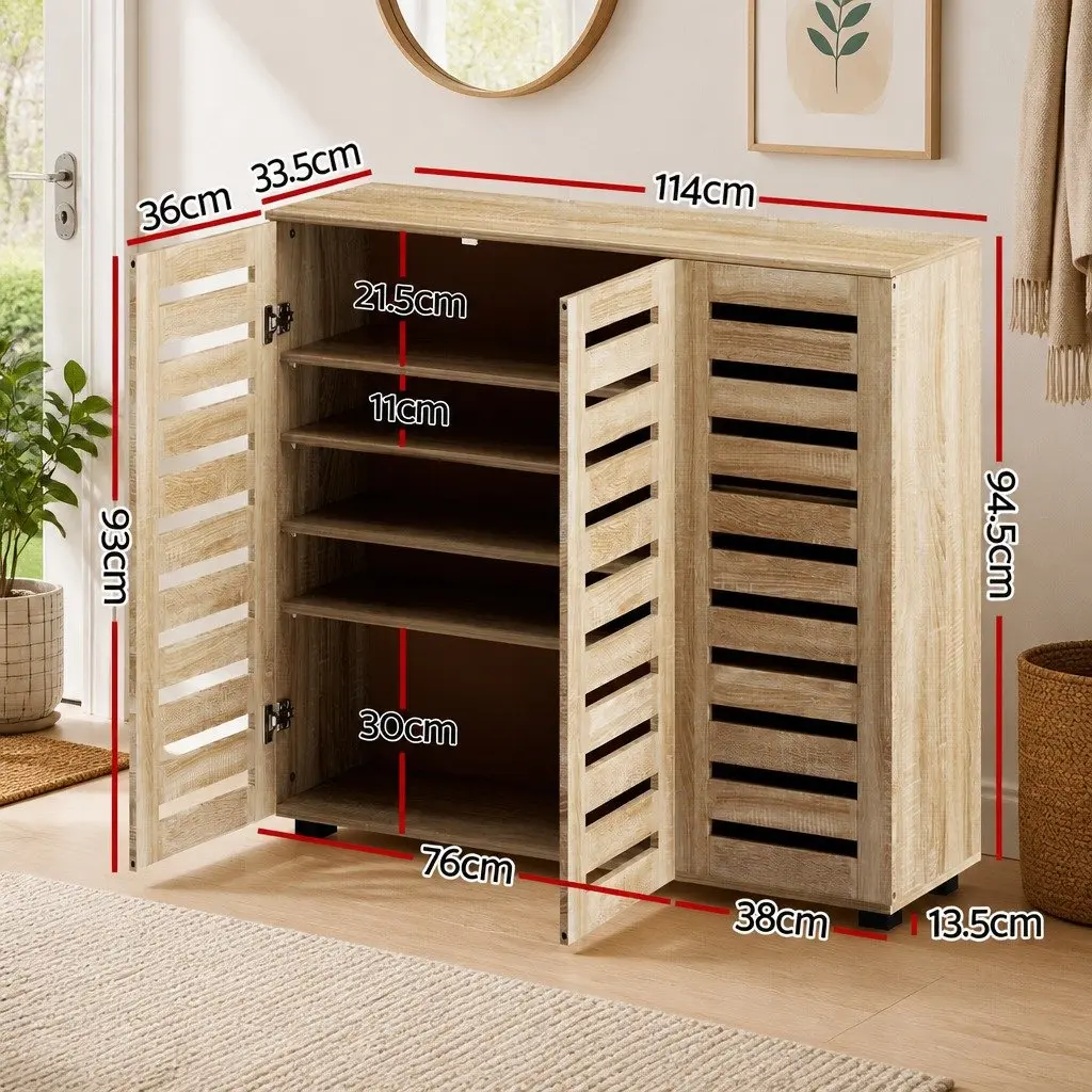 30-Pair Shoe Rack Cabinet