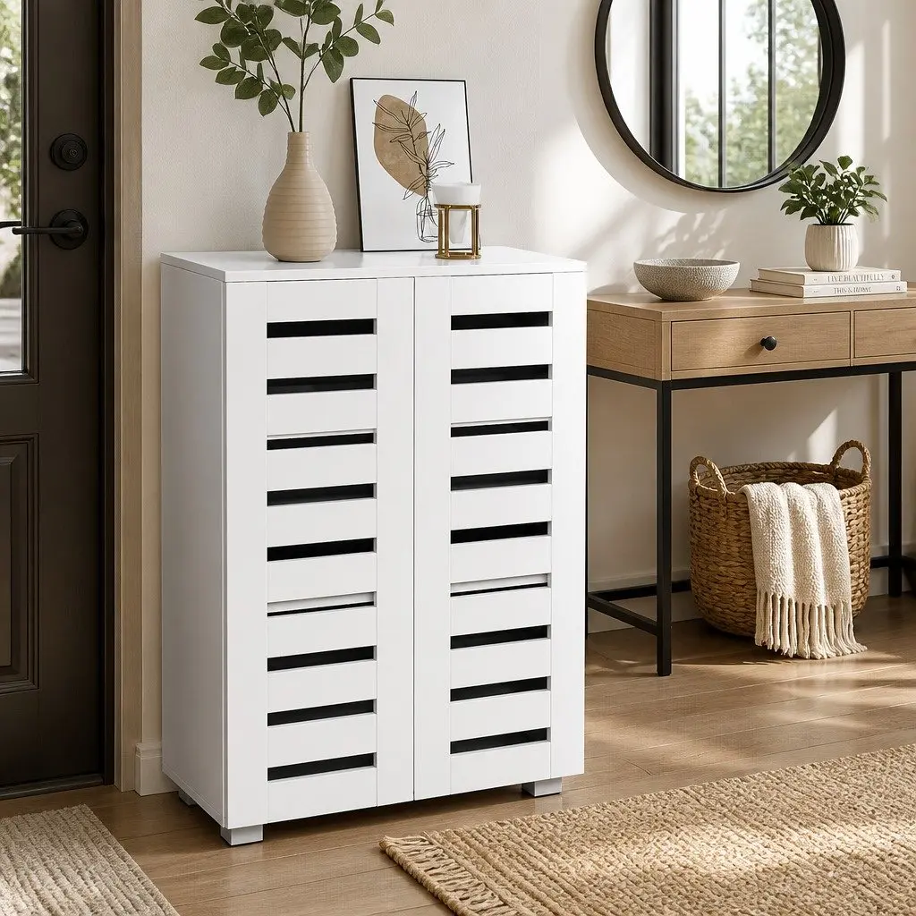 5-Tier Shoe Rack Cabinet for Organized Spaces