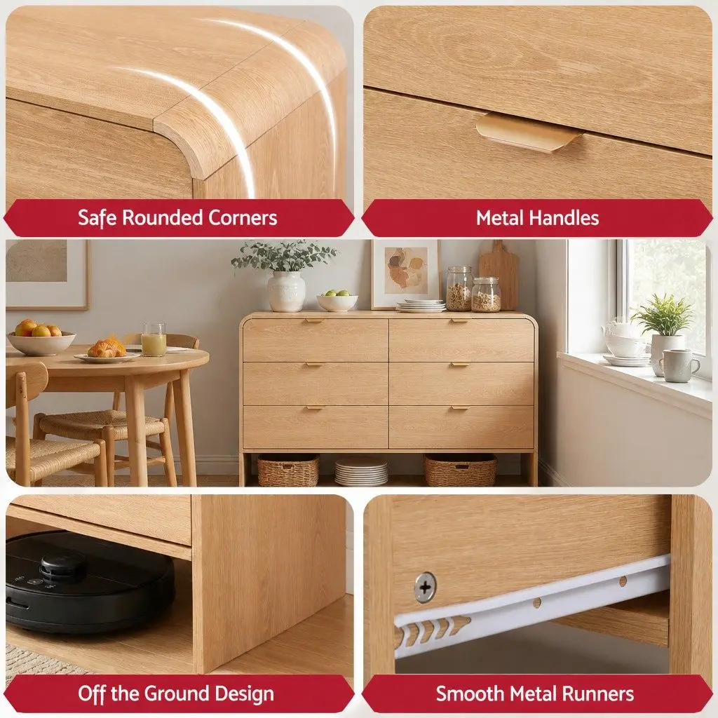 6 Drawer Chest of Drawers