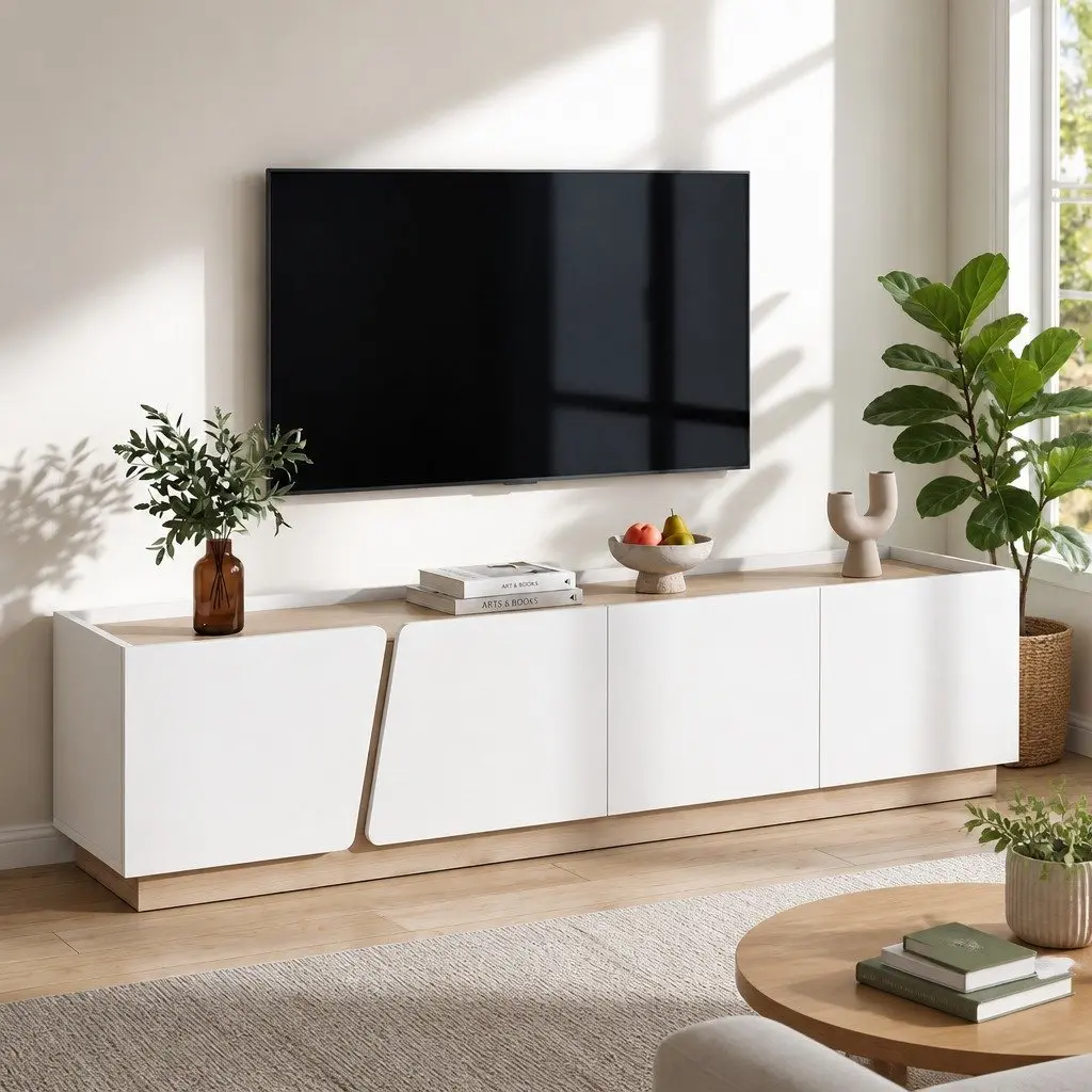 180cm TV Unit with Spacious Drawers