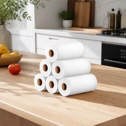 Six Rolls of Efficient Vacuum Sealer Bags for Food