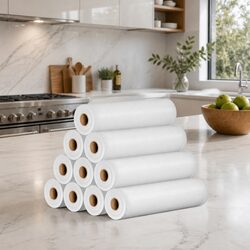 Food Vacuum Sealer Bags 10 Rolls Storage Heat Seal Free Cut Kitchen 28cmx6m