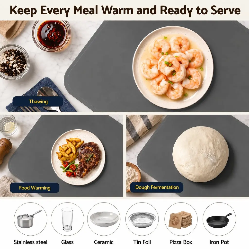 80cm Warming Mat for Easy Dining