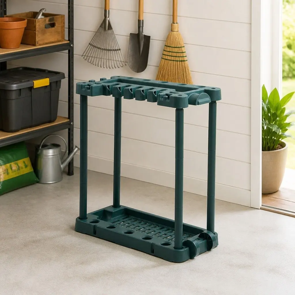 Tool Storage Organizer Rack System for Garden Shed Garage Workshop