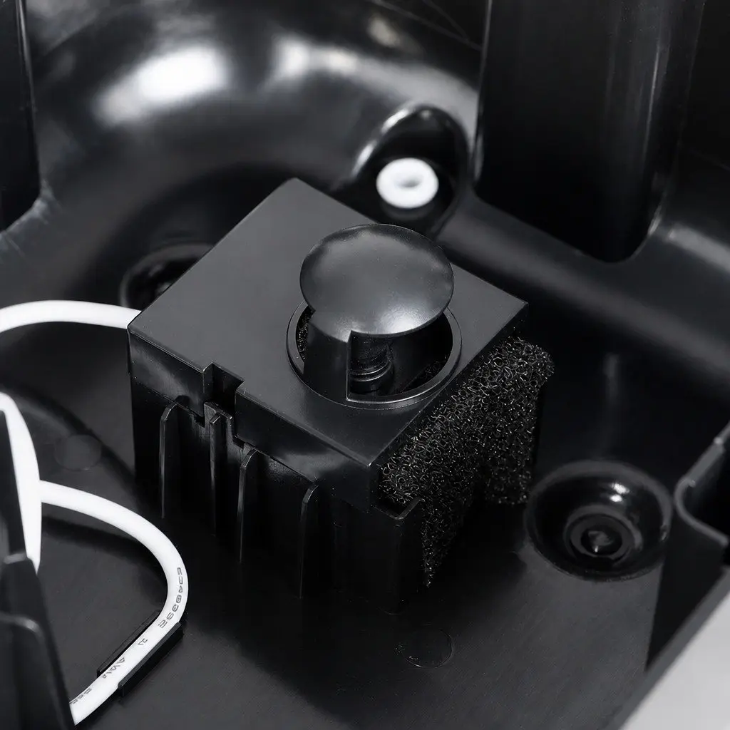Hydroponic Growing System Black Indoor 12 Plants Adjustable LED Grow Lights Automatic Water Circulation