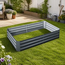 150x90cm Raised Galvanised Garden Bed - Quality Design