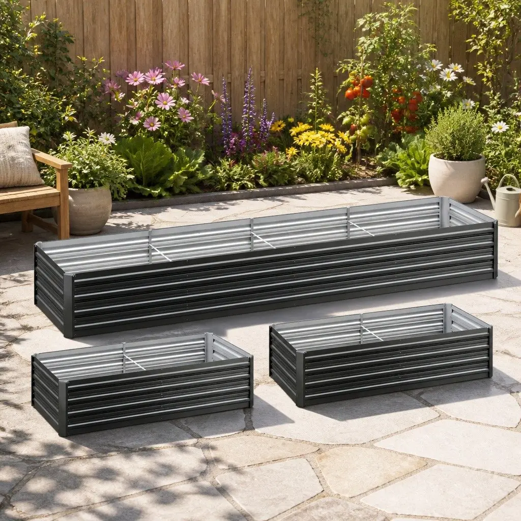 2-in-1 Raised Garden Bed Kit for Fresh Produce