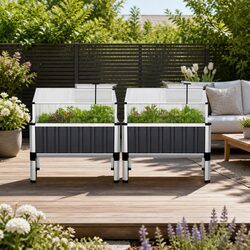 Compact Raised Garden Bed with Easy Assembly