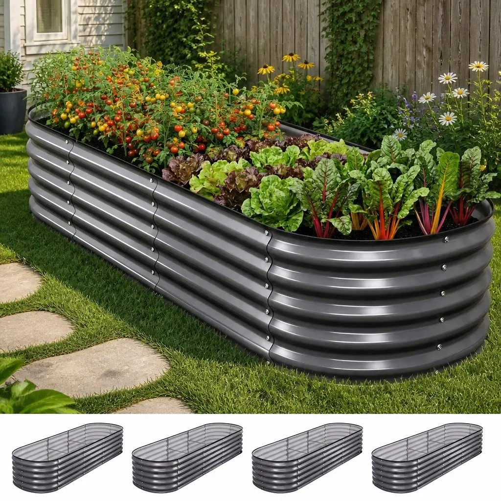 4-Piece Garden Bed Set