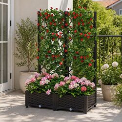Raised Garden Bed Vertical Planter Self Watering Elevated Veggie Box